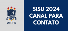 Canal de contato para selecionados SISU 2024